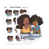 Planner Meet-Up Stickers 'Nia', S1269/S1277 | Perfect Planner Stickers for your Next Planning Party