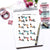 Track Your Fitness Goals with Motivating Rowing Machine Planner Stickers 'Nia', S1301/S1317