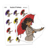 Sunshine after the Storm - Planner Stickers for Positive Vibes and Motivation, Nia - S1287/S1303