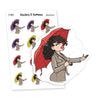 Sunshine after the Storm - Planner Stickers for Positive Vibes and Motivation, Nia - S1287/S1303