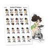 Exercise Bike Workout Planner Stickers, Nia - S1321/S1331