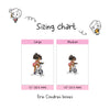 Exercise Bike Workout Planner Stickers, Nia - S1321/S1331