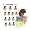Crochet Planner Stickers for Knitting and Crochet Lovers, Nia - S1325/S1335