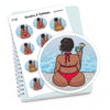 Plan Your Perfect Pool Day with our Relax by the Pool Planner Stickers - Jada, S1340