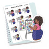 Planner Stickers for Your To Do List - Jada, S1346 |Track Your Progress and Achieve Your Goals!
