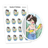 Window Cleaning Made Easy with These Fun Planner Stickers, Nia - S1324/S1334