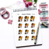Keep Your Handbag In Order with Cute Nia Planner Stickers, S1327/S1337