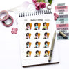 Keep Your Handbag In Order with Cute Nia Planner Stickers, S1327/S1337