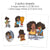 PART 2. Mini Sticker Book - Nia / Brown skin, 16 mini sheets, 122 stickers, SB009. Sticker book, Sticker kit, Black girl stickers