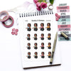 Hair Dilemma Planner Stickers - Tough Style Choices, Jada - S1341