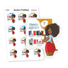 Plan Your Dream Adventure with Travel Planner Stickers | Explore, Compare, and Decide | Nia - S1352/S1360
