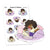 Bedtime Stories with Planner Stickers 'Nia' - S1353/S1361