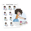 Showcase Your Planner Skills with stickers 'Take a photo of the planner spread' | Nia - S1350/S1358