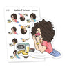 Planner Stickers: Start Your Day Right with a Good Breakfast - Best Stickers for Planners | Nia - S1364/S1372