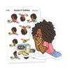 Planner Stickers: Start Your Day Right with a Good Breakfast - Best Stickers for Planners | Nia - S1364/S1372