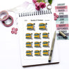 School Bus Planner Stickers: Effortlessly Organize Your Morning Wait | Nia - S1369/S1377