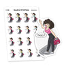 Hail a Taxi Planner Stickers, Nia - S1380/S1388