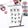 Morning Ritual Planner Stickers, Nia - S1385/S1393, Wash Your Face