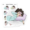 Start Your Day with a Smile Planner Stickers, Nia - S1379/S1387
