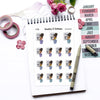 Cash Withdrawal Planner Stickers, Nia - S1395/S1403. ATM Money Withdrawal Stickers