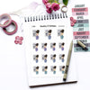 Cash Withdrawal Planner Stickers, Nia - S1395/S1403. ATM Money Withdrawal Stickers