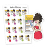 Online Restaurant Booking Planner Stickers, Nia - S1397/S1405