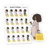 Work and Travel Planner Stickers, Nia - S1399/S1407