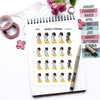 Work and Travel Planner Stickers, Nia - S1399/S1407