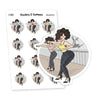 Dance Class Planner Stickers, Nia - S1401/S1409