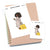 Wanderlust Adventure - Large / Extra large planner stickers "Nia/Brown skin", L1399/XL1399