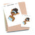 Facial Massage Bliss - Large / Extra large planner stickers "Nia/Brown skin", L1398/XL1398