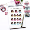 Jada the Dreamer: Character Planner Stickers, S1417