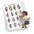So Much To Do Jada Character Planner Stickers, S1424