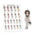 Fashionable Nia Character Planner Stickers, S1428/S1431