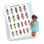 What’s Going On? Jada Character Planner Stickers, S1422