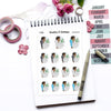 Room Refresh Nia Character Planner Stickers, S1426/S1429