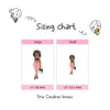 Fashionable Nia Character Planner Stickers, S1428/S1431
