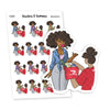Food Delivery Planner Stickers, Nia - S1437/S1440