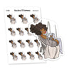 Read on a Hanging Chair - Book Lovers Planner Stickers, Nia - S1436/S1439