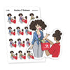 Food Delivery Planner Stickers, Nia - S1437/S1440