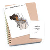 Large / Extra large planner stickers - Hanging Chair Bliss, Nia/Brown skin, L1436/XL1436