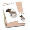 Large / Extra large planner stickers - Hanging Chair Bliss, Nia/Brown skin, L1436/XL1436
