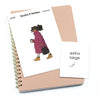 Large / Extra large planner stickers - Step Outside, Breathe Deep, Nia/Brown skin, L1443/XL1443