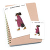 Large / Extra large planner stickers - Step Outside, Breathe Deep, Nia/Brown skin, L1443/XL1443