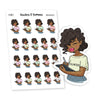 Spread Kindness: Planner Sticker Set for Volunteers, Nia - S1457/S1462